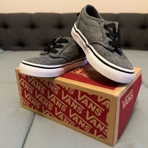 Gray Vans toddle size 6
